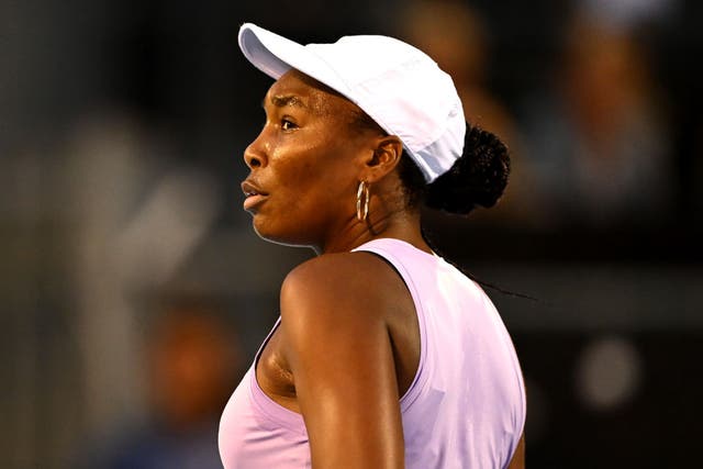 <p>Venus Williams defeated Katie Volynets in the first round  </p>