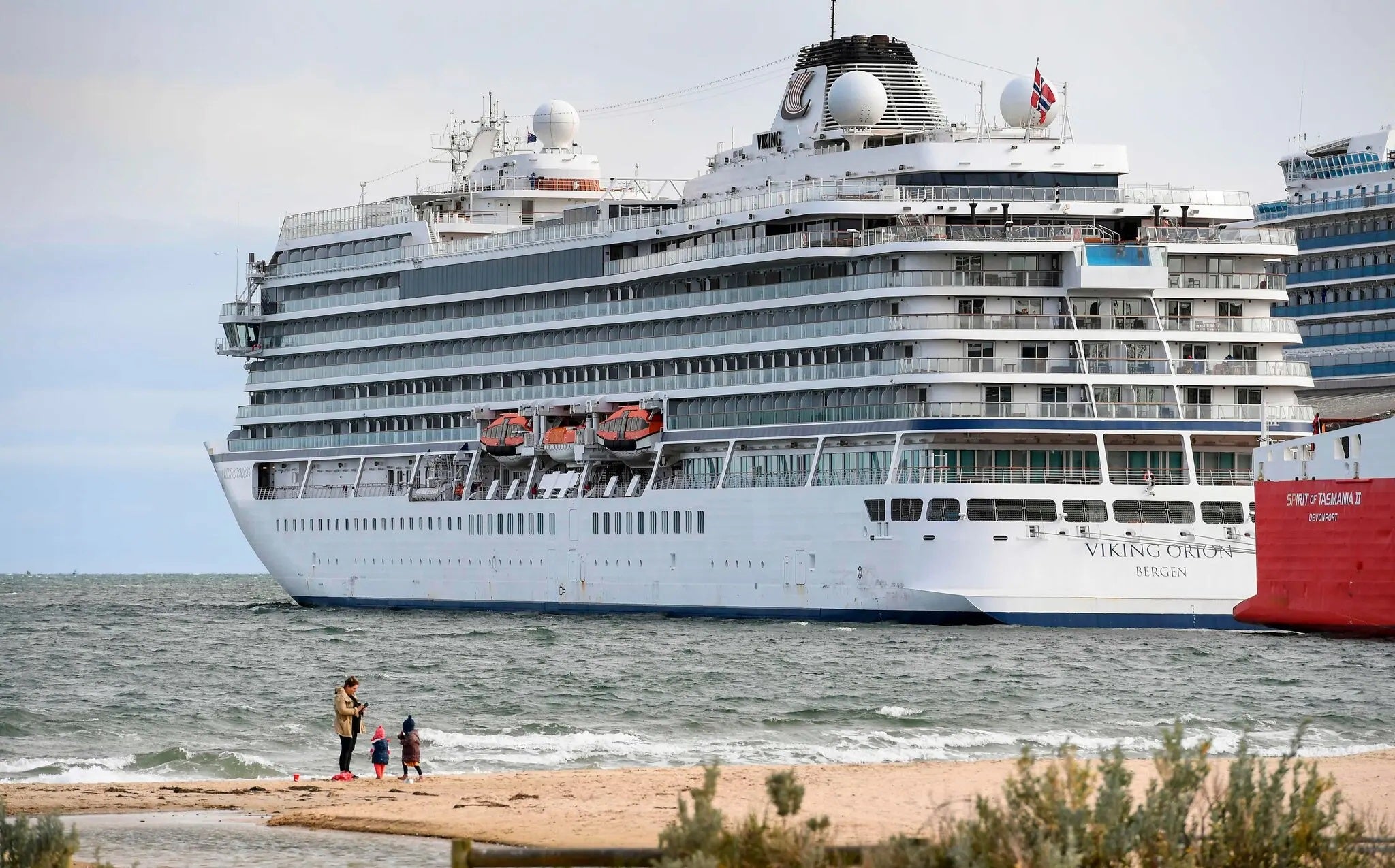 Passengers on a holiday cruise have been stranded off the coast of Australia due to potentially harmful growth on the ship’s hull