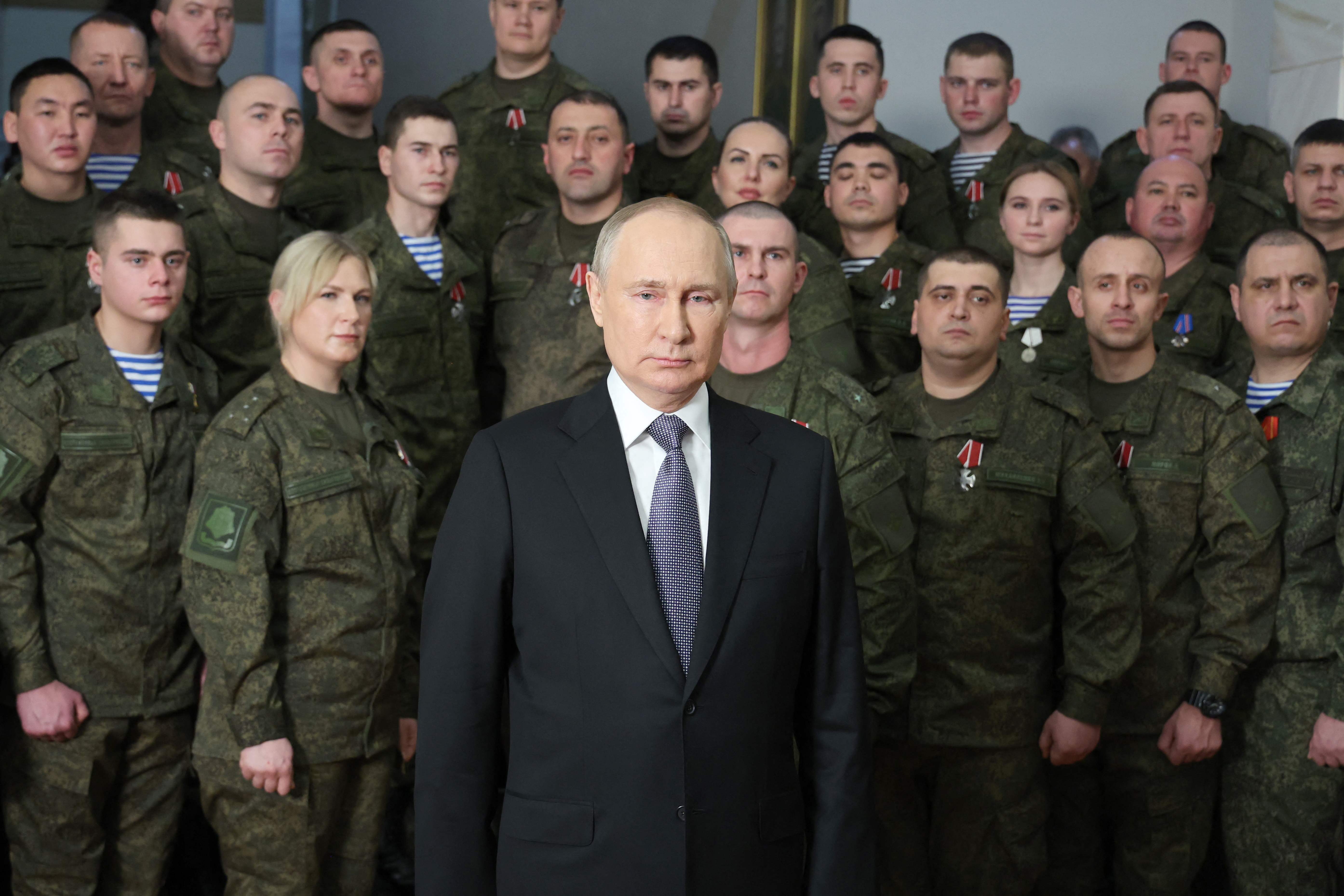 Vladimir Putin has always sought to project an image of strength, reality or not