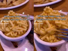Texas Roadhouse customer says she paid $4 for mac and cheese that turned out to be Kraft