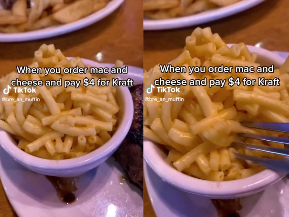 Texas Roadhouse customer says she paid $4 for mac and cheese that turned  out to be Kraft | The Independent