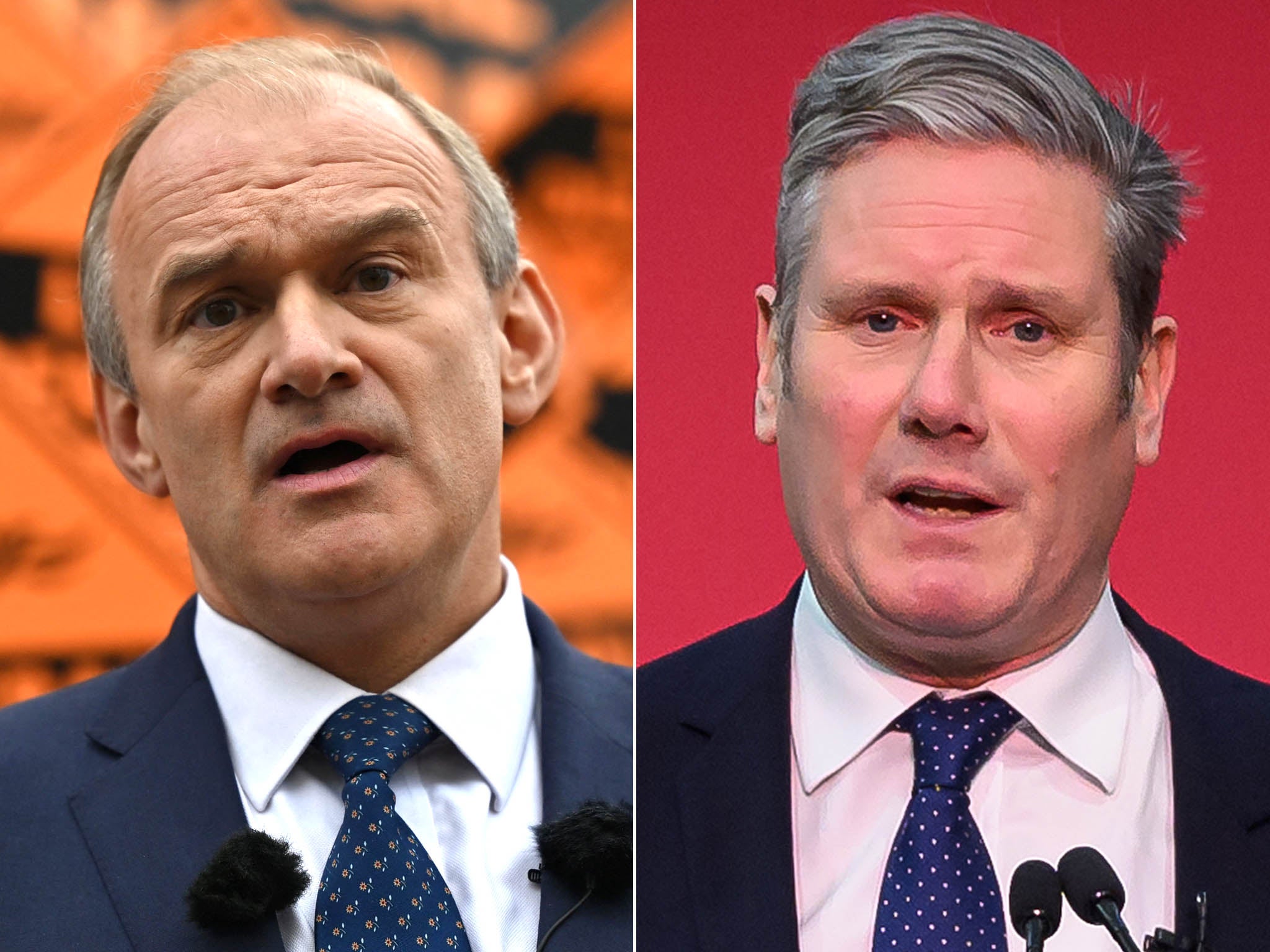 Ed Davey and Keir Starmer have denied working together informally