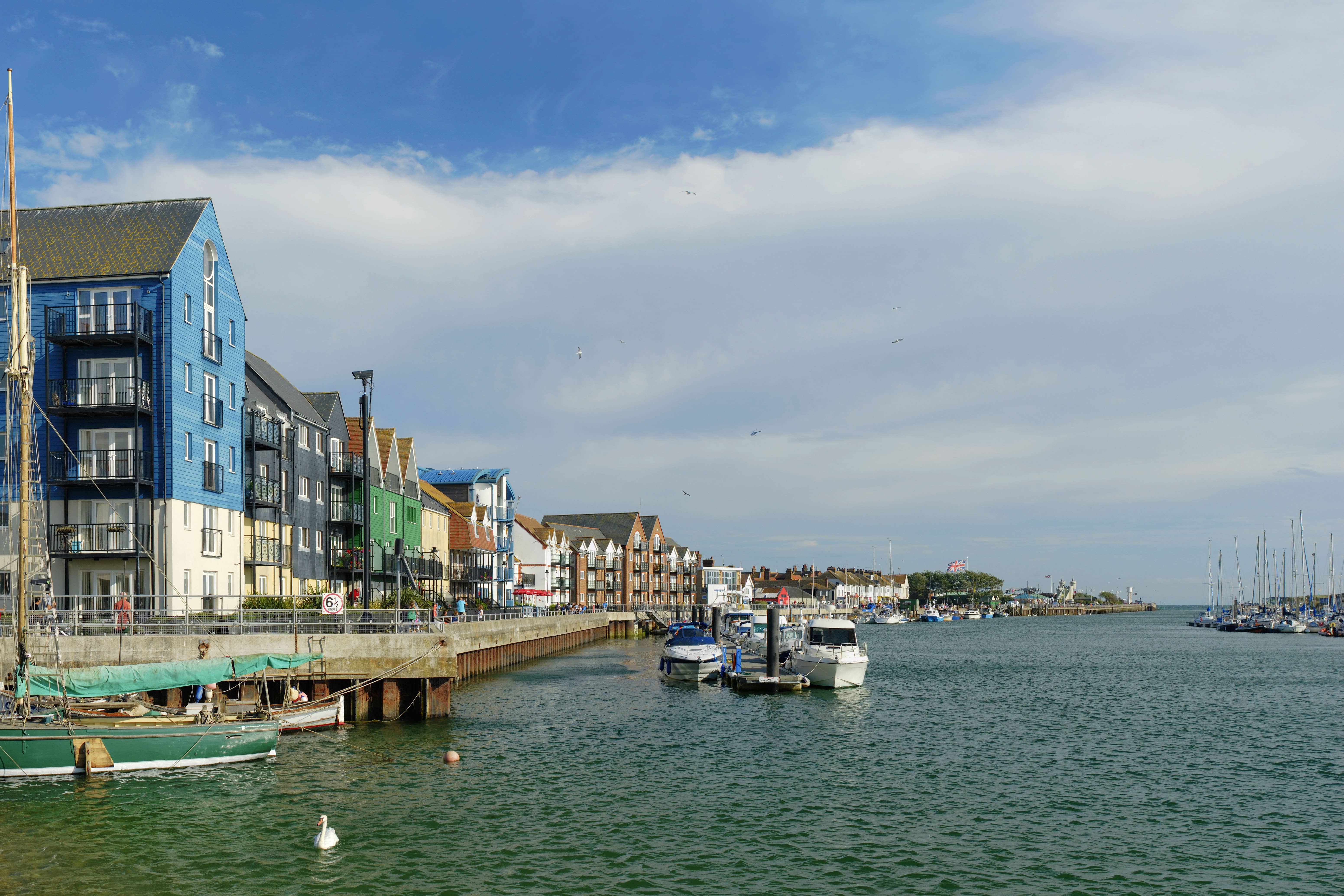 Littlehampton waterfront on the River Arun in West Sussex (Alamy/PA)