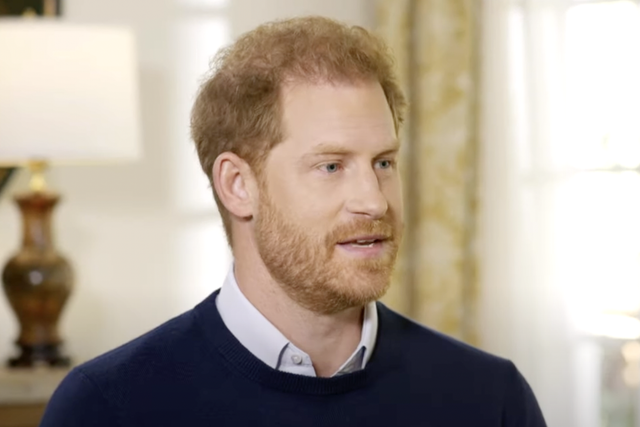 <p>Prince Harry sat down with ITV’s Tom Bradby for an interview to promote his memoir ‘Spare’  </p>