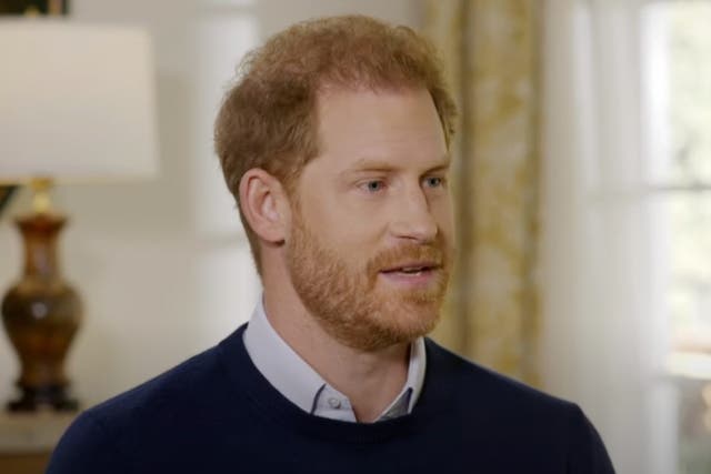 <p>Harry sits down for an interview with ITV presenter Tom Bradby in the run-up to the publication of his memoir ‘Spare’ on 10 January  </p>
