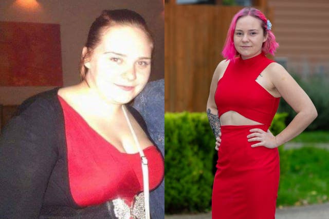 Nicola Atkins before and after her weight loss (Collect/WW/PA Real Life)