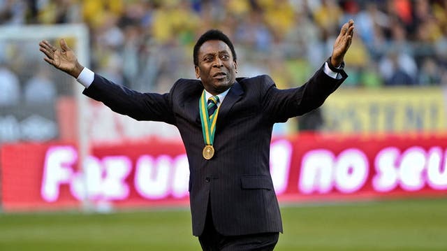 Pelé has been voted the greatest footballer of all time, The Independent