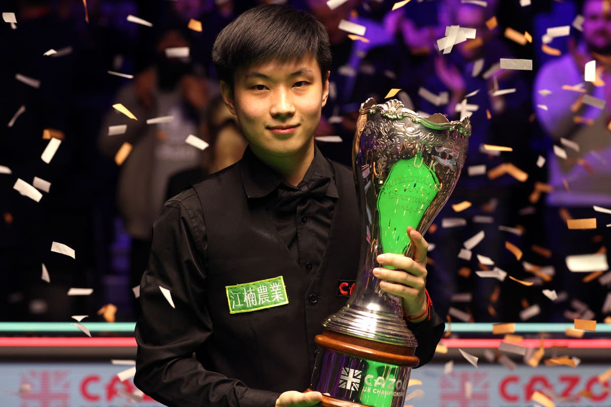 Zhao Xintong: The ‘amateur’ back from match-fixing scandal who could win snooker’s second-biggest event