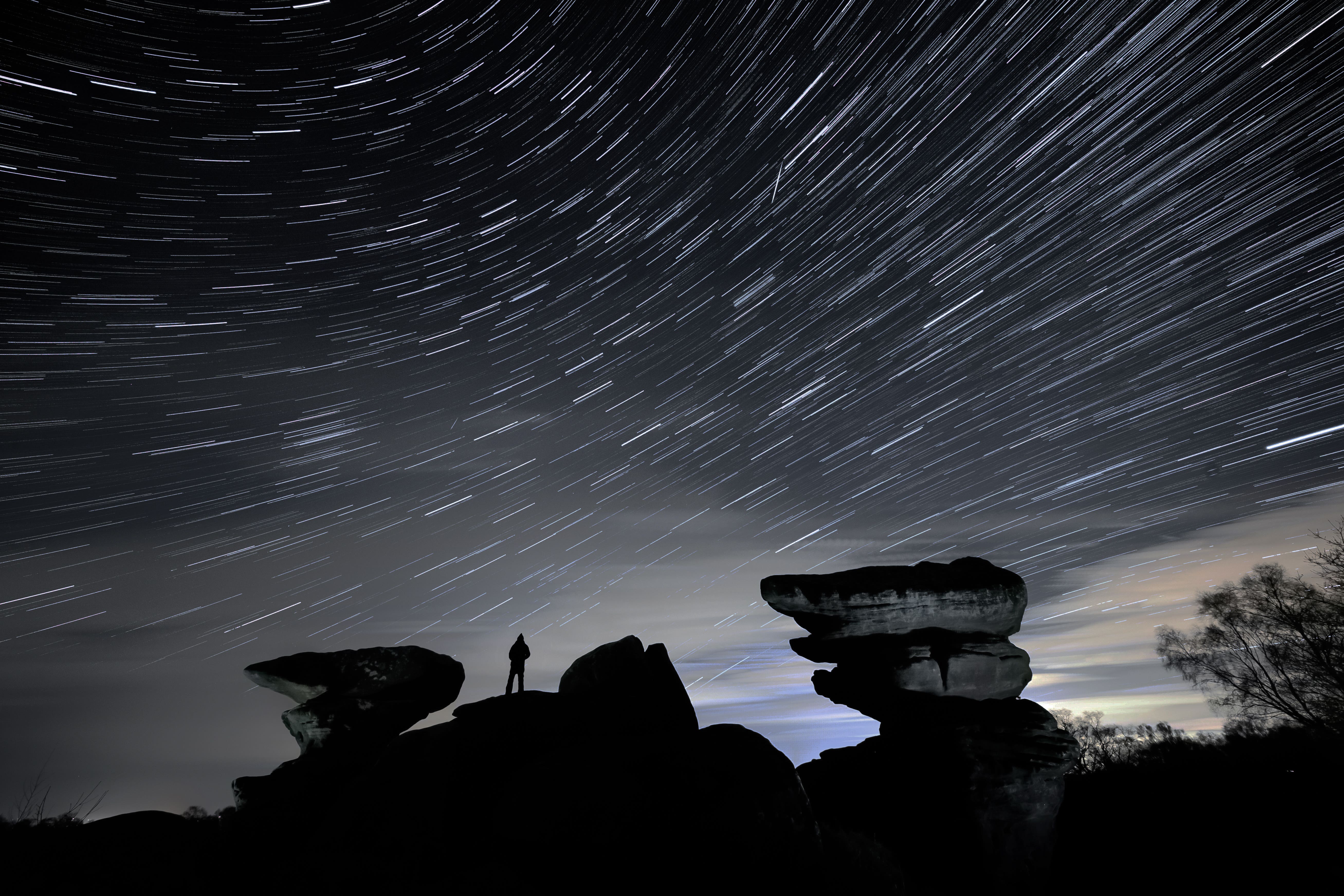 Skygazers could witness the first meteor shower of 2023 (Danny Lawson/PA)