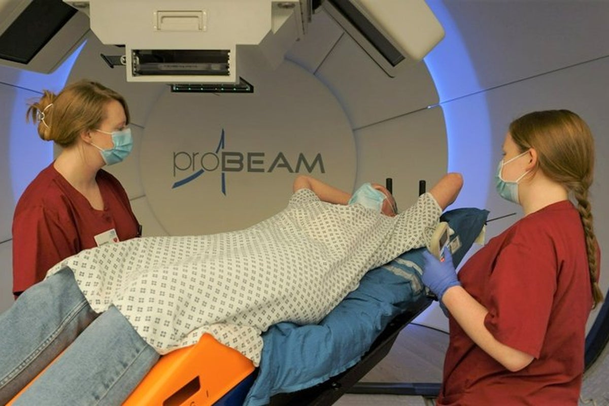 UK breast cancer patients undergo proton beam therapy in world-first ...
