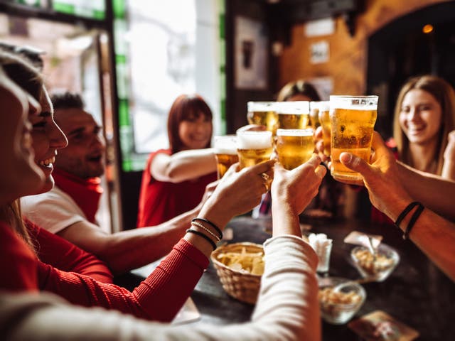 The sight of friends all drinking alcoholic pints may soon become a thing of the past