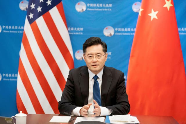 <p>Chinese Ambassador to the United States, Qin Gang</p>