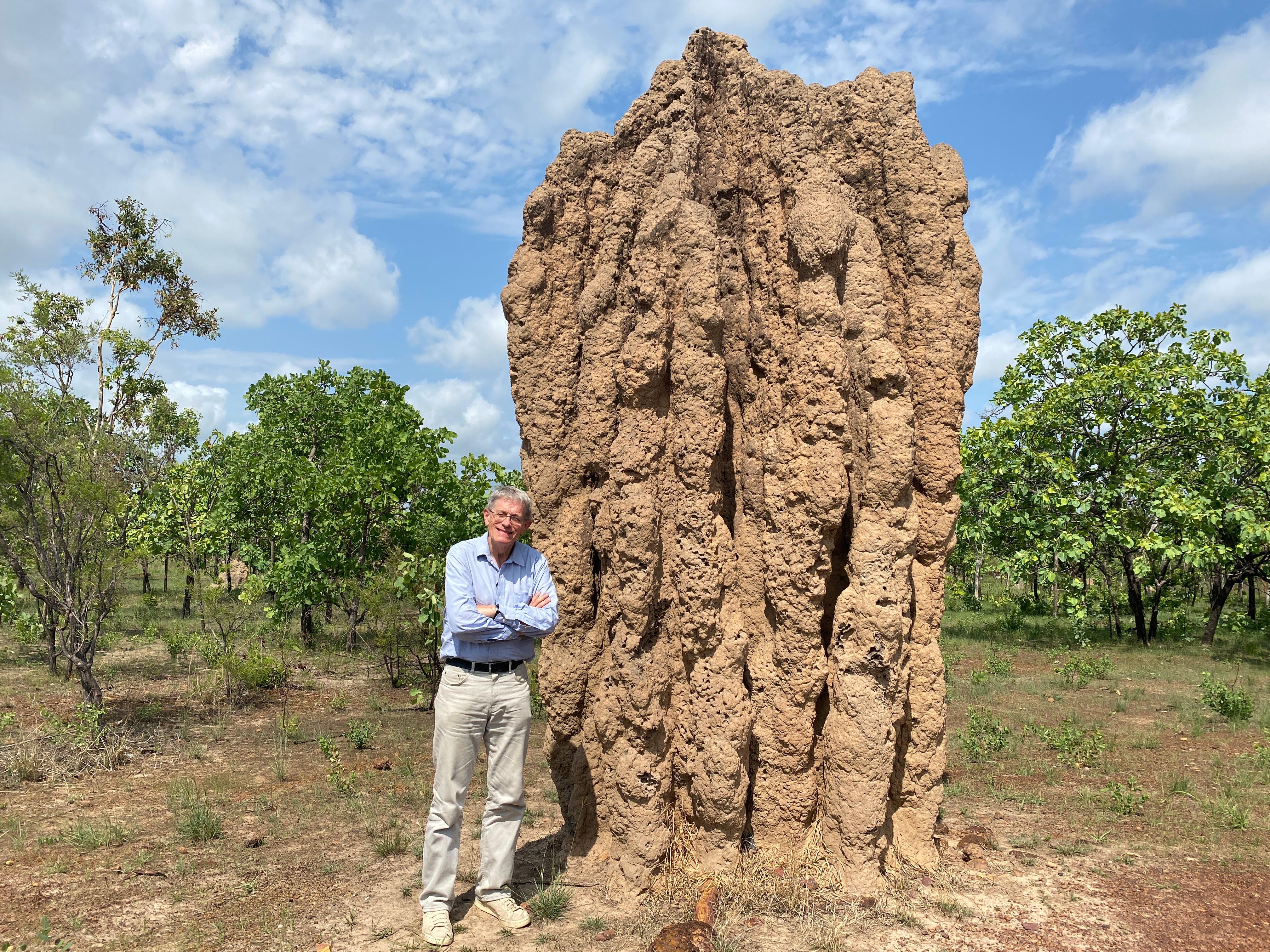 In Kakadu Park, ancient wonders abound – like this otherworldly formation made by termites