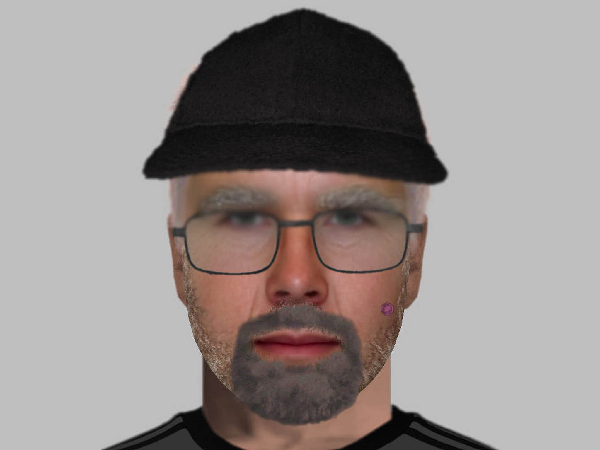 The e-fit of the man police want to speak to