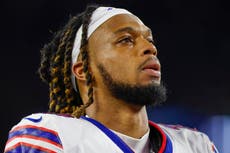 Damar Hamlin shows ‘signs of improvement’ but remains in critical condition say Buffalo Bills