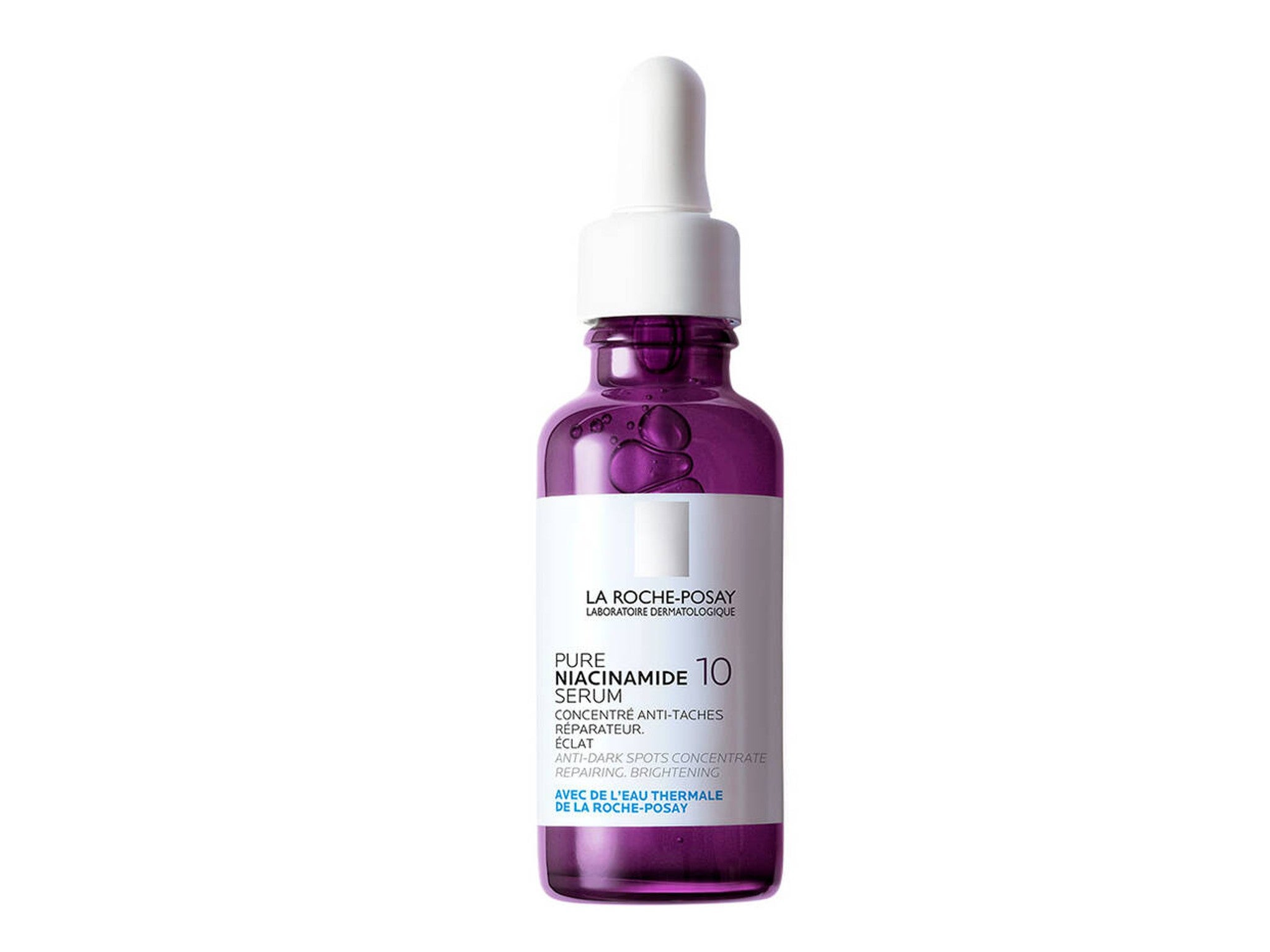 La Roche-Posay’s first ever niacinamide serum contains 10 per cent of this multi-purpose concentrate