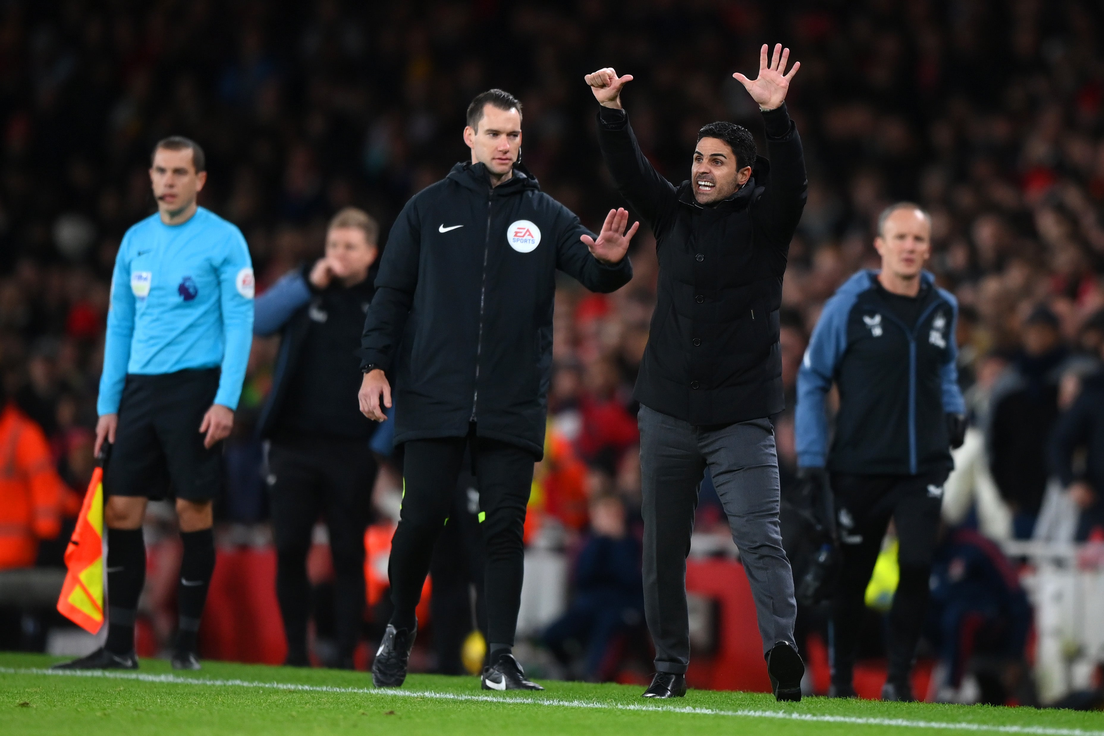 Mikel Arteta and Arsenal were left frustrated with a single point