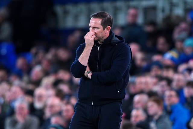 Frank Lampard’s side lost again (Peter Byrne/PA)