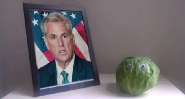 <p>It’s Kevin McCarthy’s odds of becoming Speaker of the House versus a head of lettuce</p>