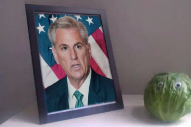 <p>It’s Kevin McCarthy’s odds of becoming Speaker of the House versus a head of lettuce</p>