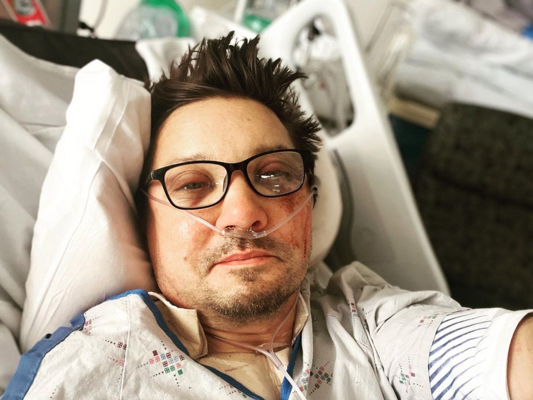 Jeremy Renner’s first social media post since his accident