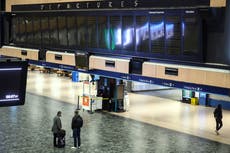 Strikes UK – live: One in five trains running as bus drivers walk out with rail workers