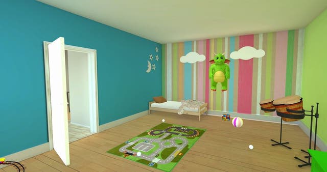 <p>In the VR game, using a head-mounted display and a hand controller, participants moved around in a virtual apartment to perform sets of everyday tasks</p>
