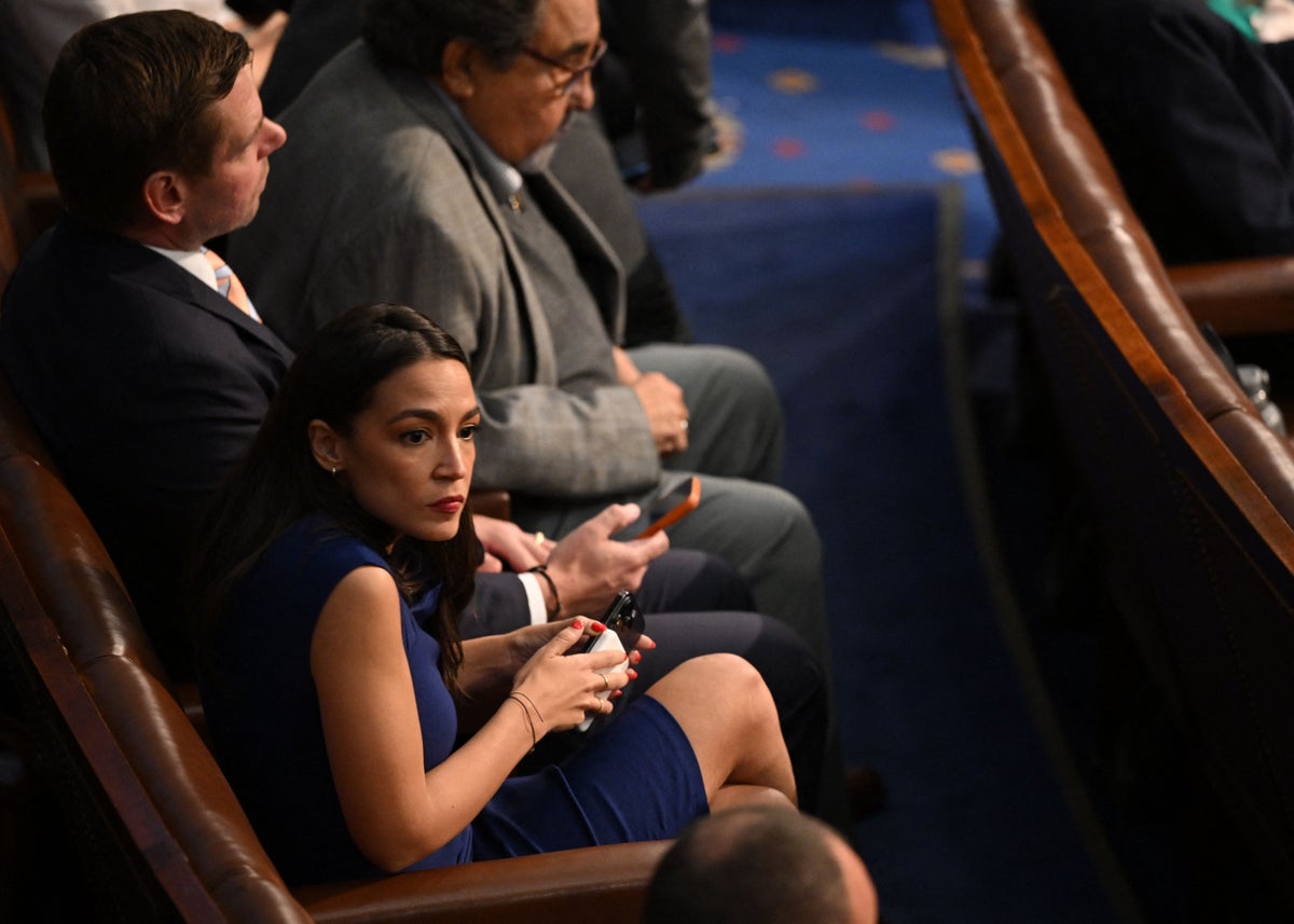 Bizarre scenes of AOC talking to Paul Gosar and Matt Gaetz put Twitter in overdrive