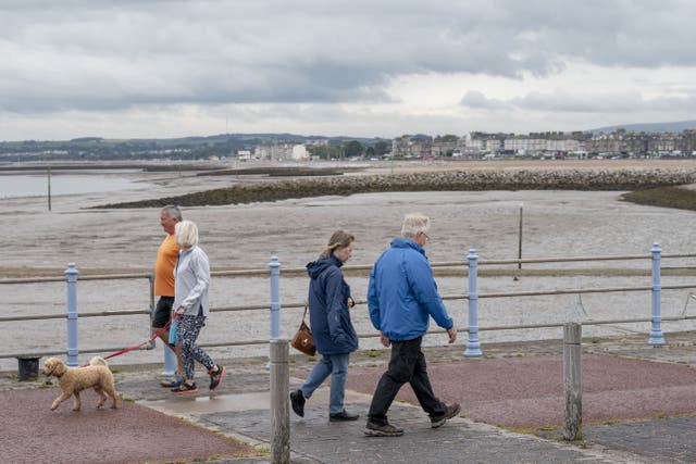 Seaside towns have thrived since the pandemic while city centres have thinned out as working patterns have changed for good, new mobile phone data has suggested (Danny Lawson/ PA)