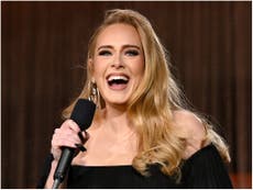 Adele wears Stella McCartney gown made from wood pulp in Las Vegas show