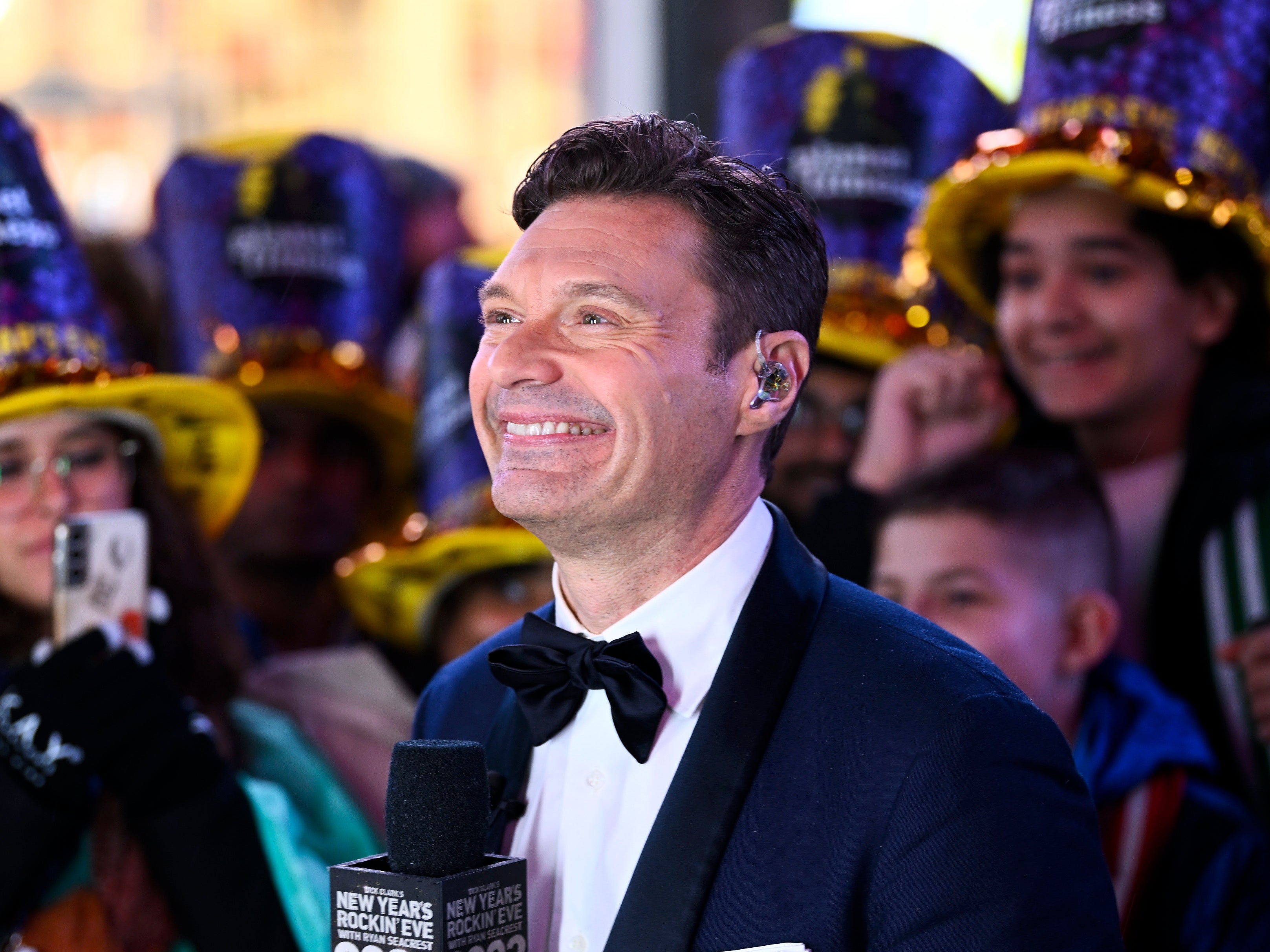 Ryan Seacrest presenting ABC’s New Year’s Eve coverage