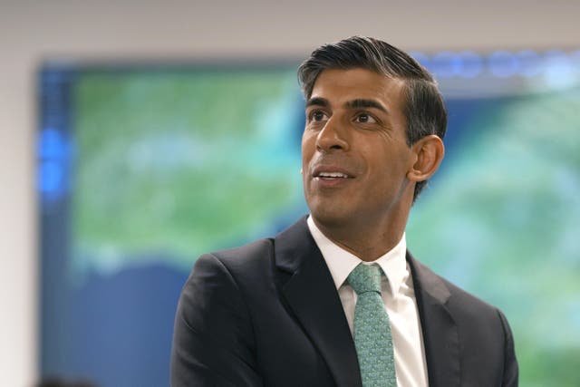 Rishi Sunak has delivered his first major speech of 2023 as he set out a vision for his premiership (Alastair Grant/PA)