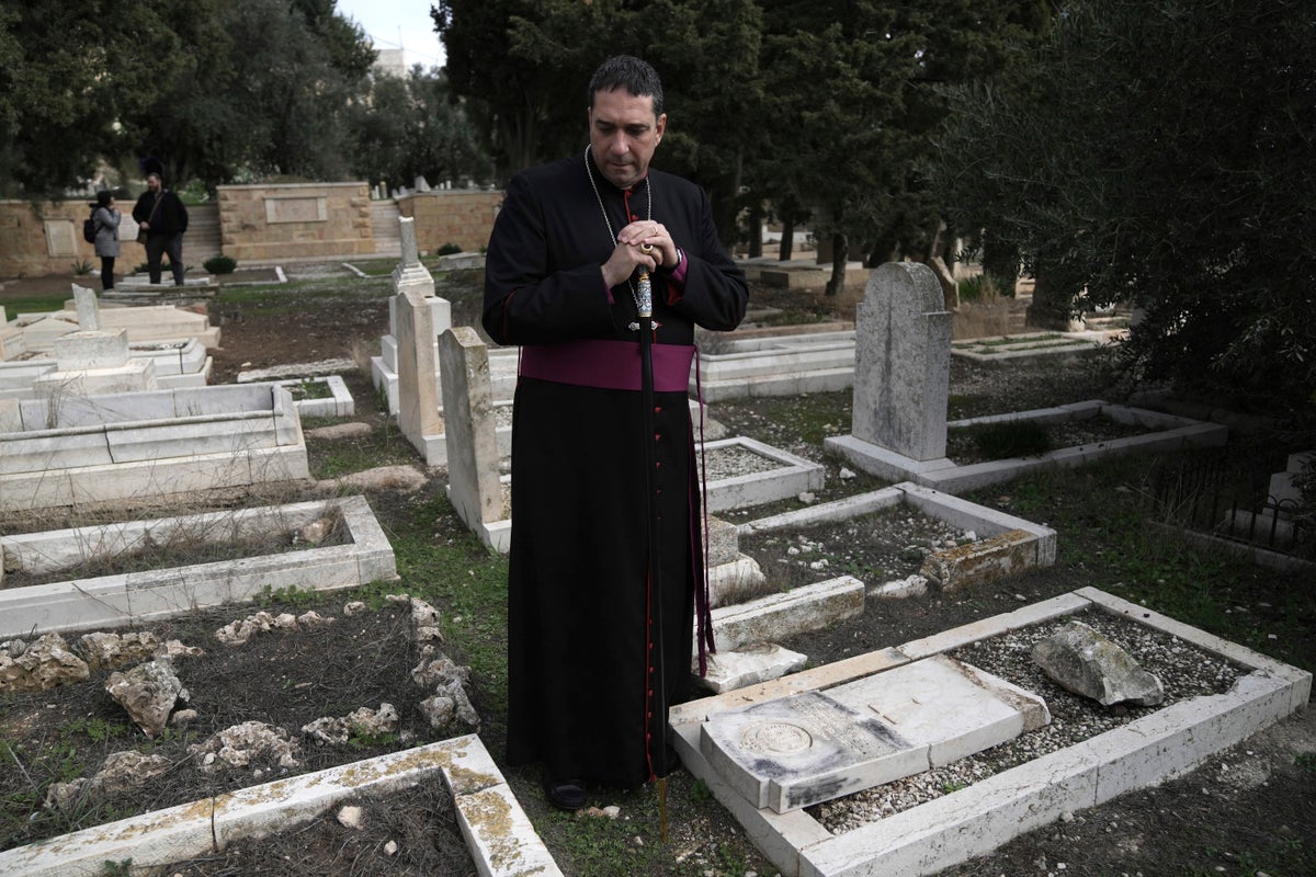 Christian graves desecrated in historic Jerusalem cemetery