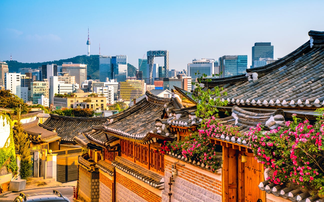Bukchon Hanok Village is the place to see traditional architecture
