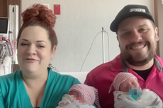 Twin sisters born in different years despite delivery minutes apart