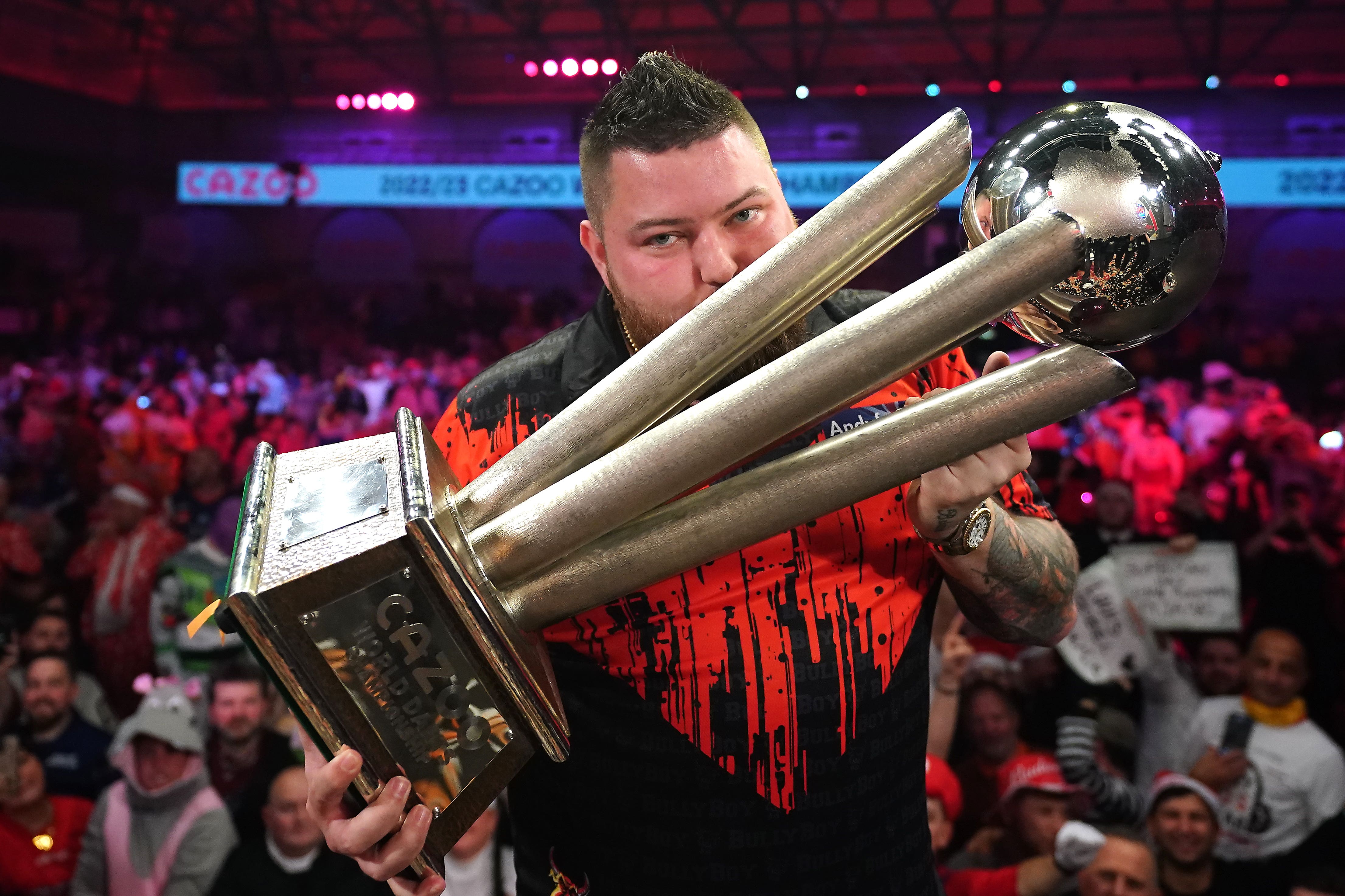 Michael Smith won the final on Tuesday (Zac Goodwin/PA)