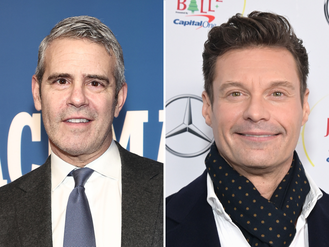 <p>Andy Cohen and Ryan Seacrest</p>