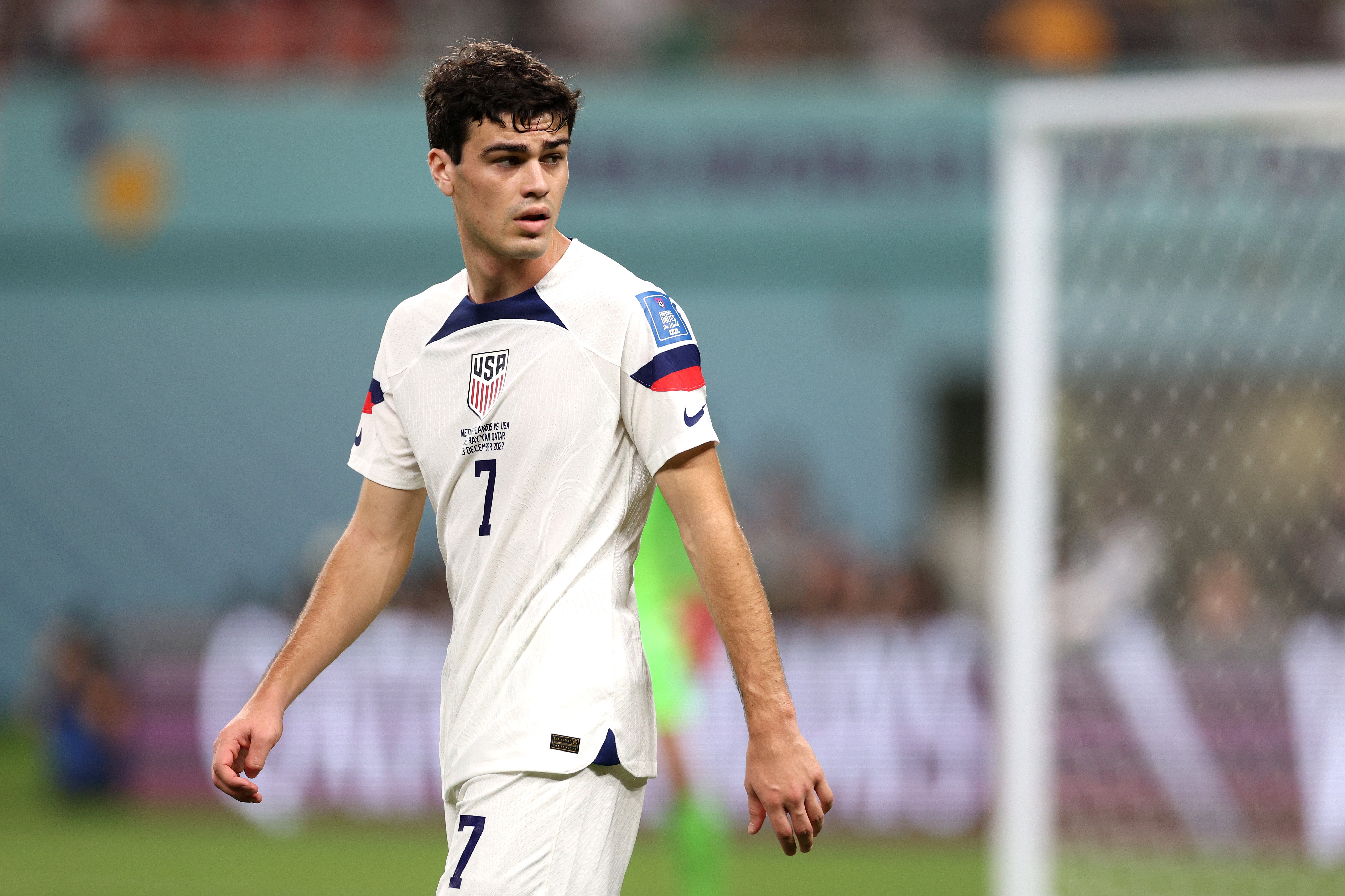 US midfielder Gio Reyna barely featured for Gregg Berhalter at the World Cup