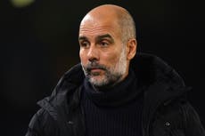 Pep Guardiola says there is more pressure on Man City than Arsenal in title race