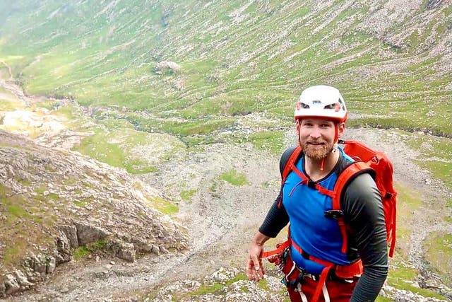 Rob Brown was just when he died while climbing Ben Lomond in July last year (Andy Croy/PA)