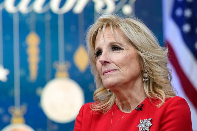 <p>Jill Biden will undergo a procedure to have a small lesion found above her right eye removed </p>