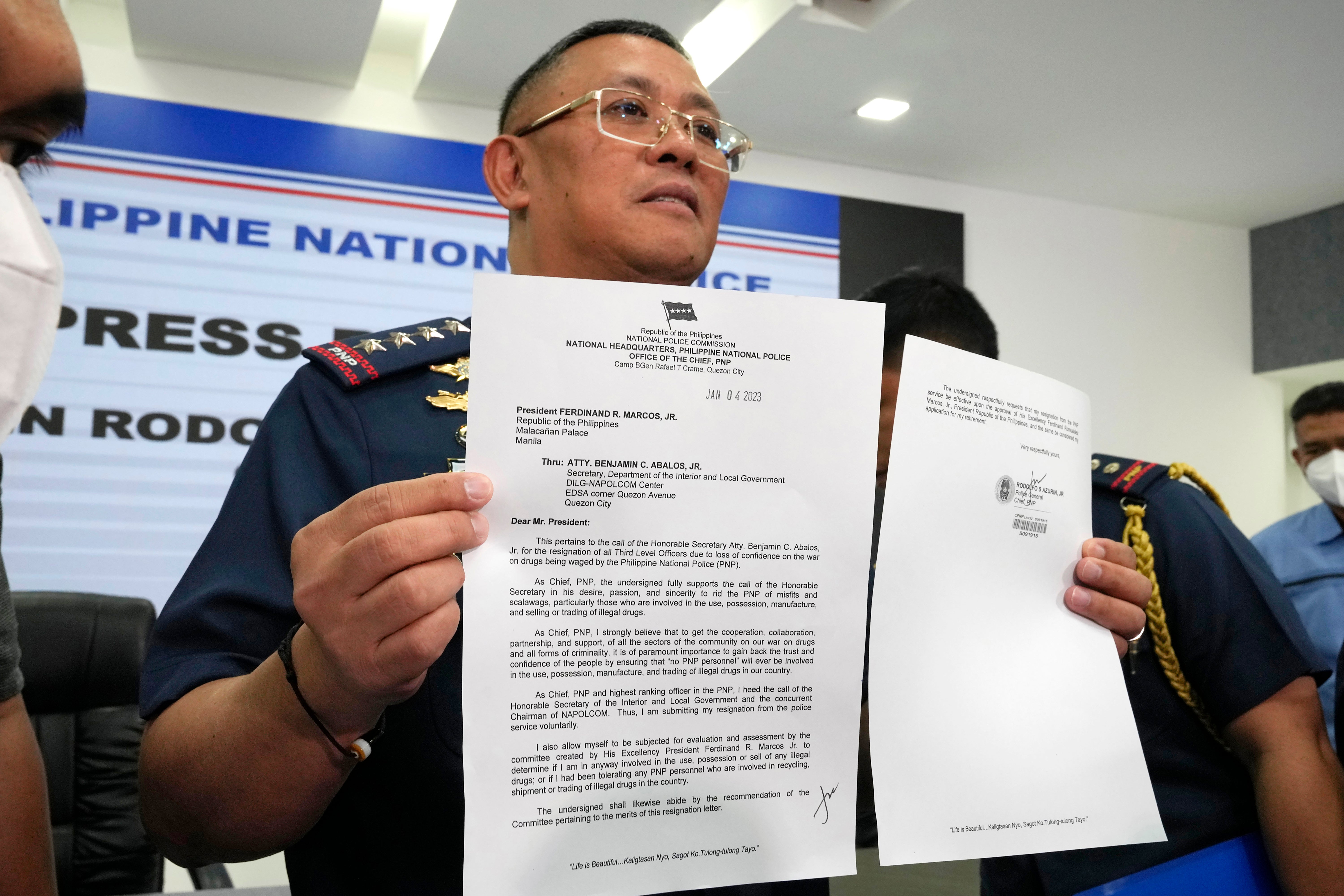 Philippines Police Resignations