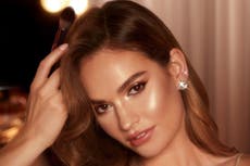 Lily James stars in glamorous new beauty campaign