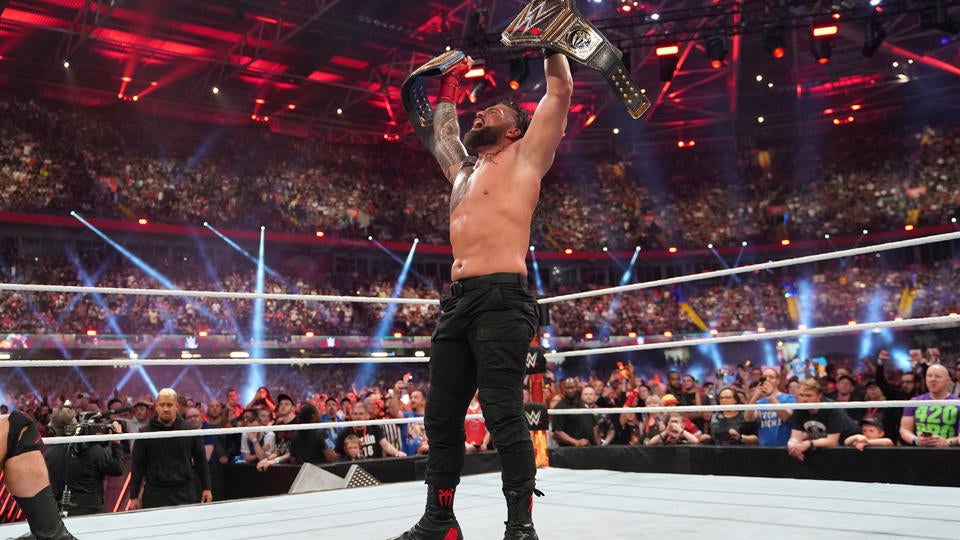 Roman Reigns won the main event of WWE’s last major UK event, in Cardiff in September