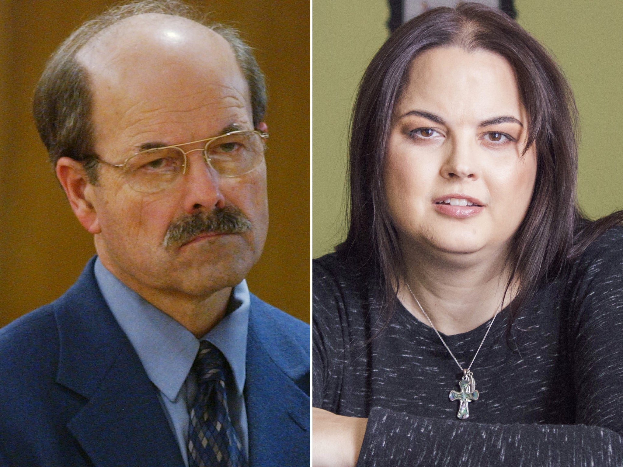 Dennis Rader (left) and his daughter Kerri Rawson (right)