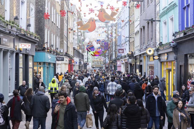 London’s retail stocks performed well on Thursday after a number of strong trading updates (Belinda Jiao/PA)