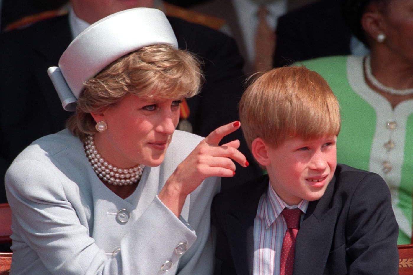 Harry’s book Spare also tells of an encounter with a woman who claims to have relayed a message from his mother Diana