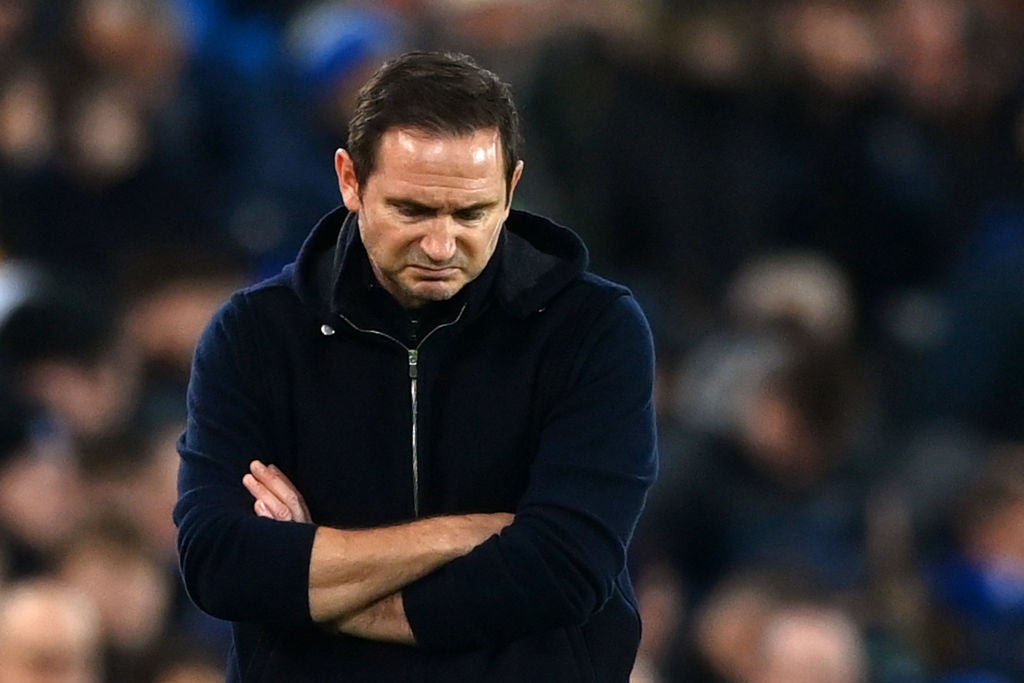 Fans have begun to turn on Everton manager Frank Lampard