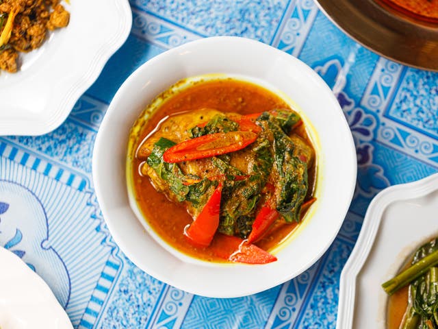 <p>Southern Thai curries like this chicken version are a delight of spicy curry pastes and interesting herbs </p>