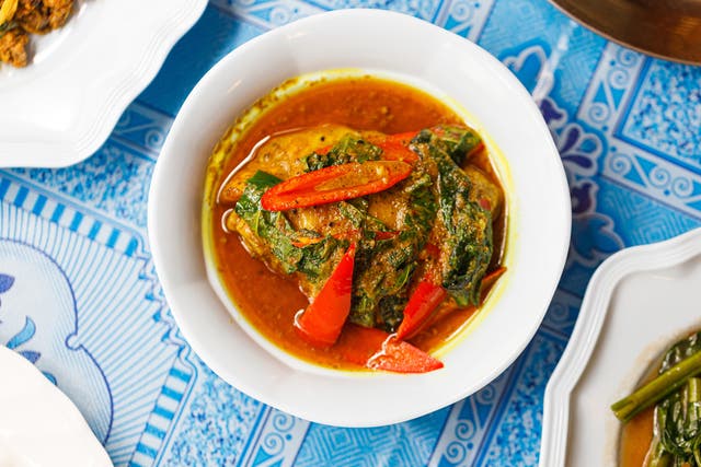 <p>Southern Thai curries like this chicken version are a delight of spicy curry pastes and interesting herbs </p>